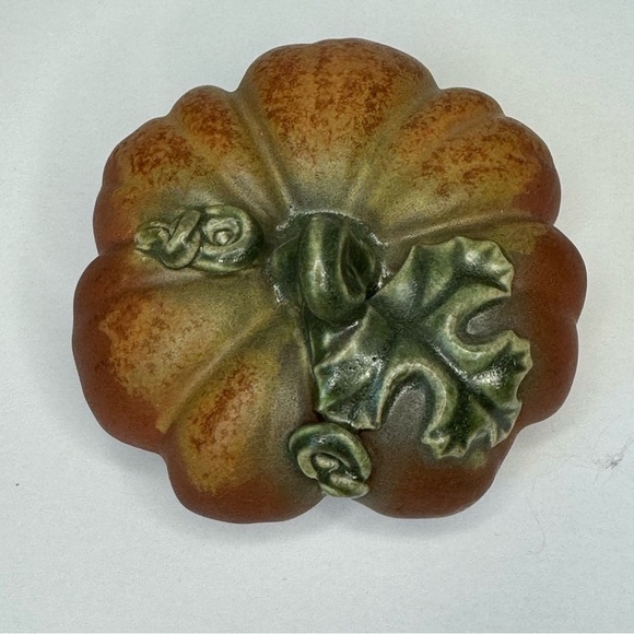 Set of 2 Decorative Pumpkins for Fall & Thanksgiving Tabletop Centerpiece Decor - Picture 6 of 16